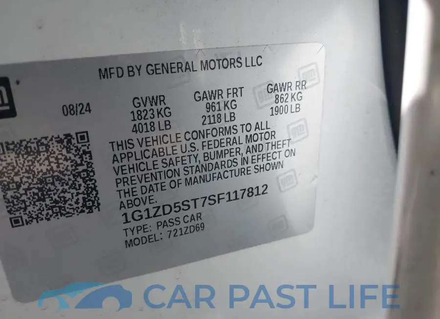 1G1ZD5ST7SF117812# 9