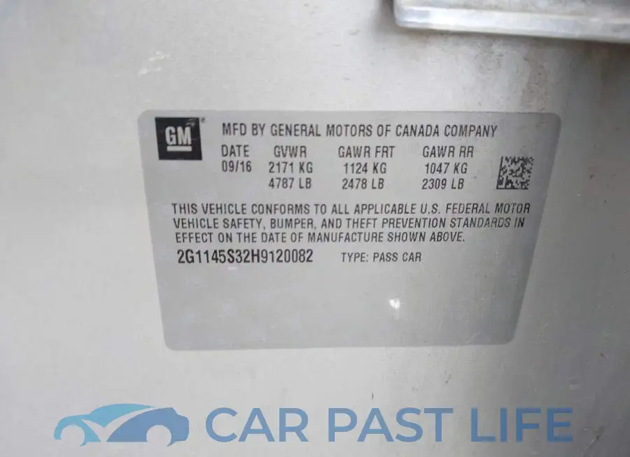 2G1145S32H9120082# 9