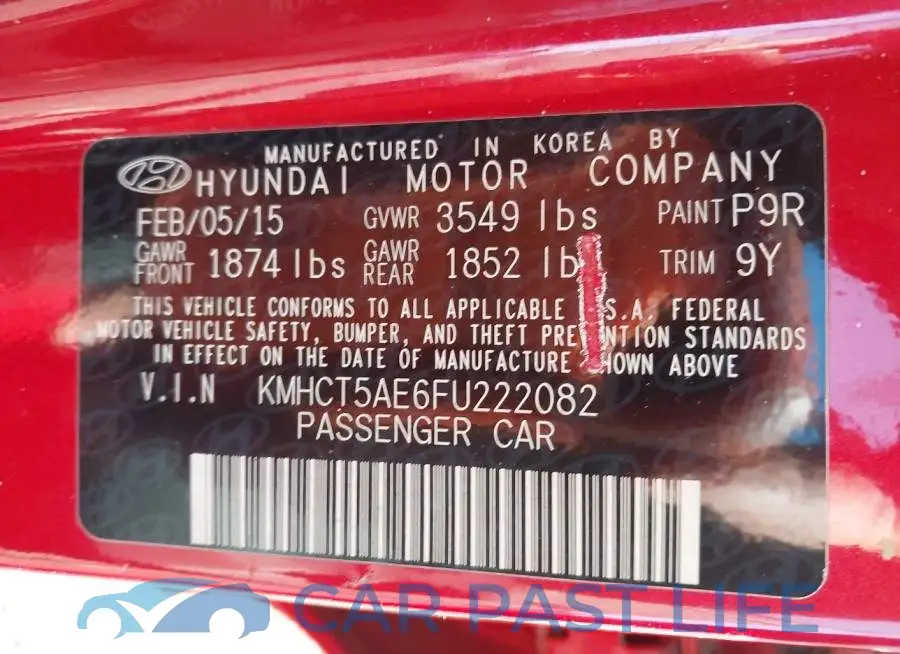 KMHCT5AE6FU222082# 9