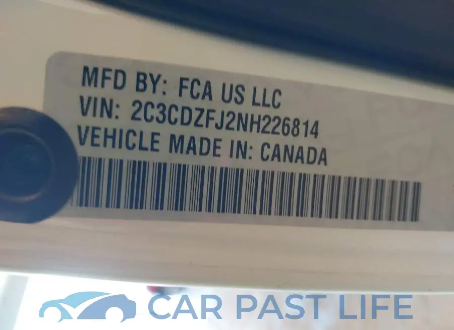 2C3CDZFJ2NH226814# 9