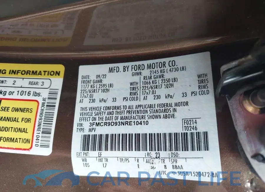 3FMCR9D93NRE10410# 9