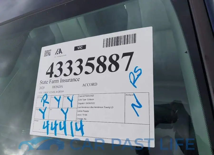 1HGCV1F45LA028309# 17