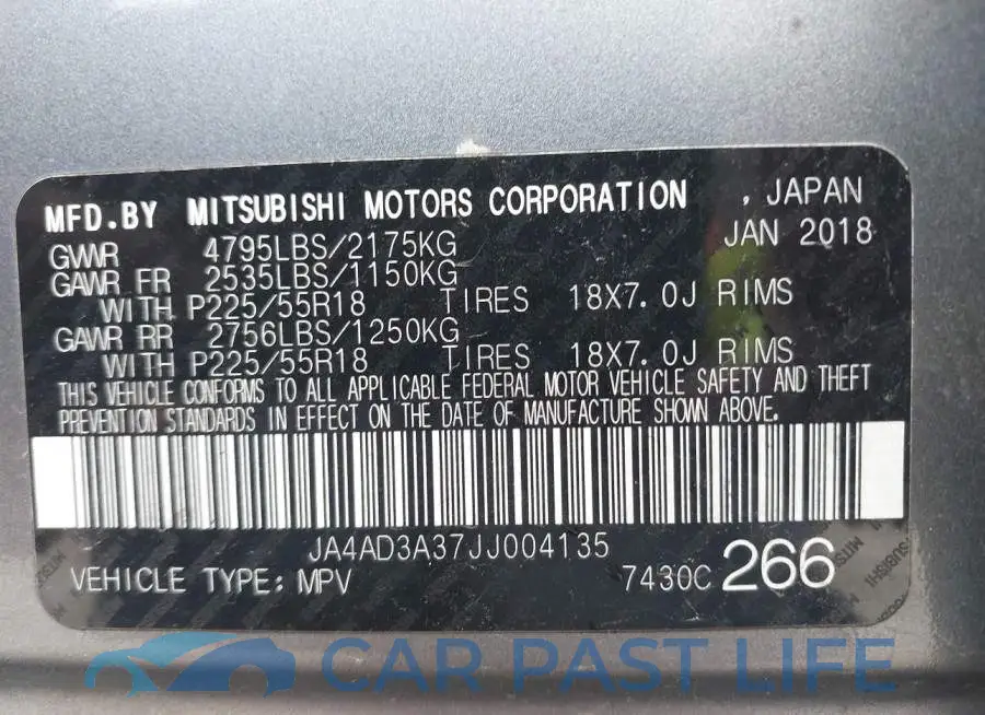 JA4AD3A37JJ004135# 9