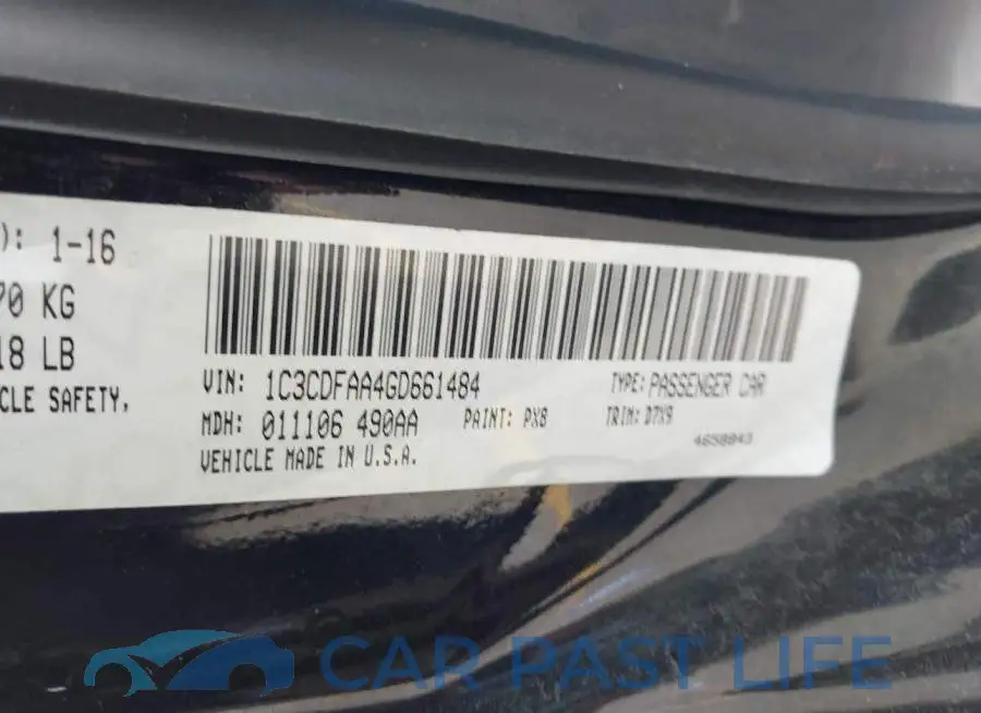 1C3CDFAA4GD661484# 9