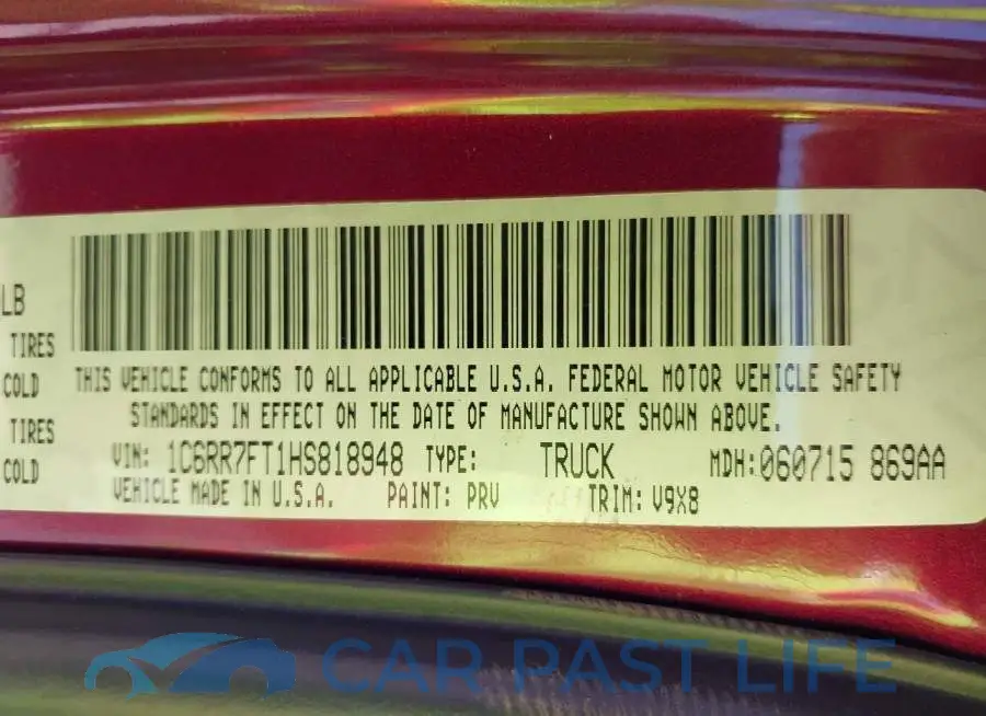 1C6RR7FT1HS818948# 9