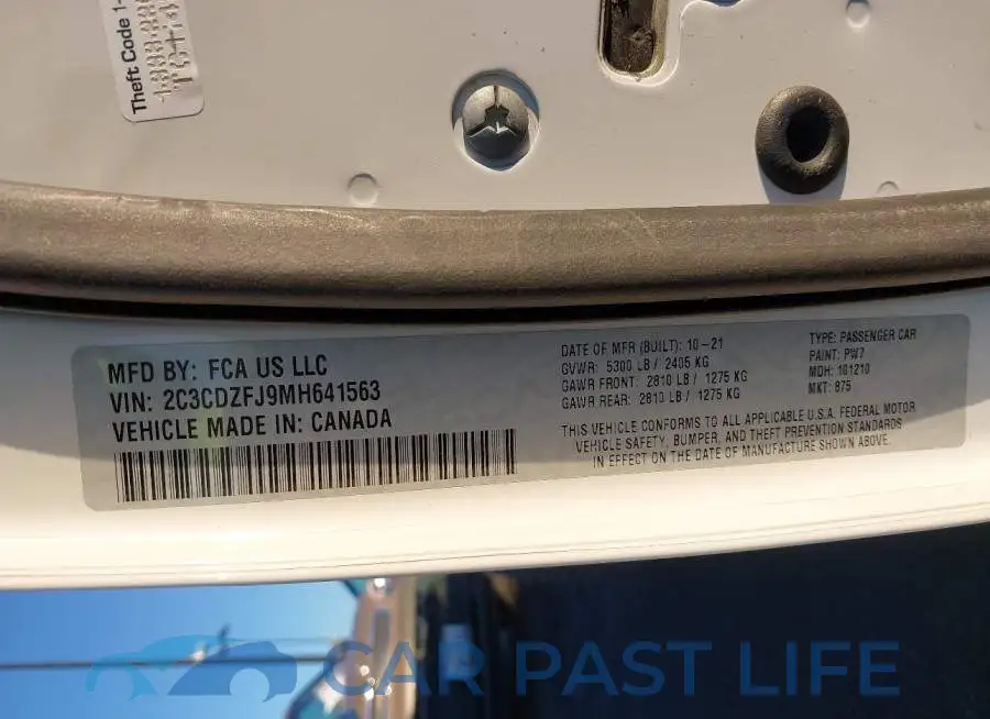 2C3CDZFJ9MH641563# 9