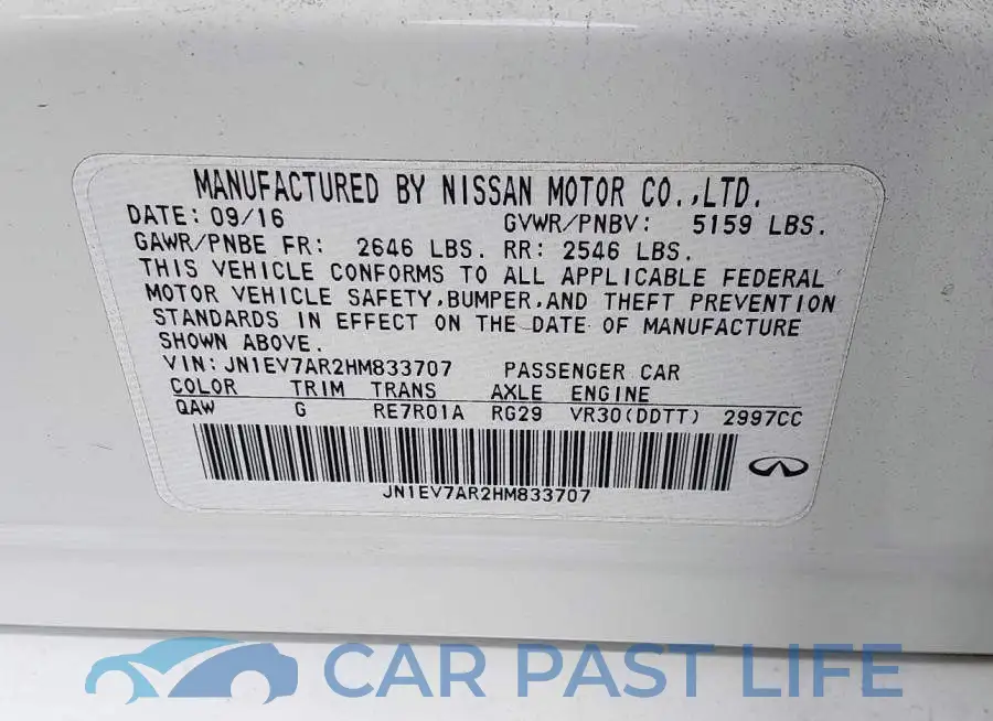 JN1EV7AR2HM833707# 9