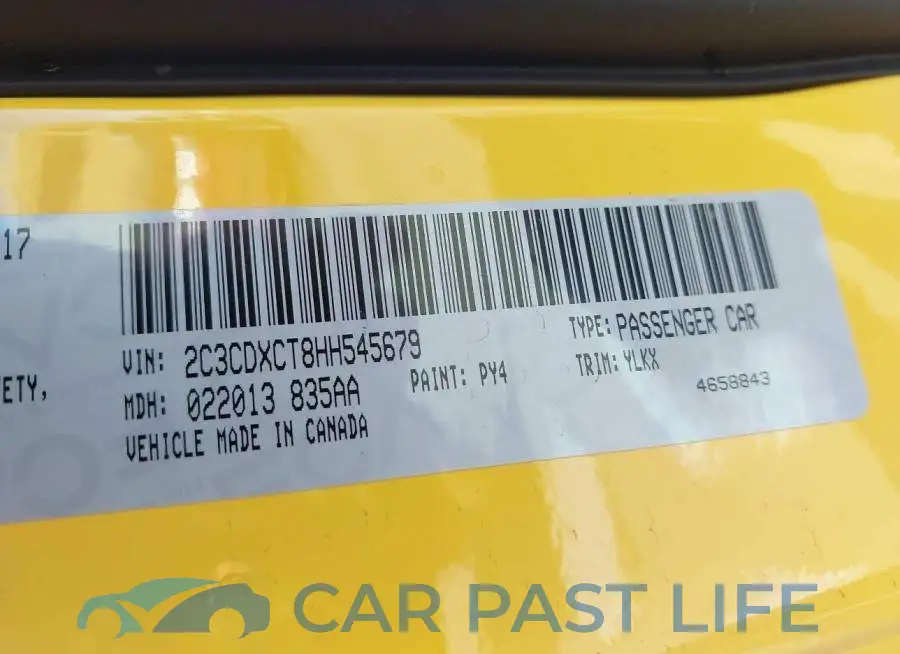 2C3CDXCT8HH545679# 9