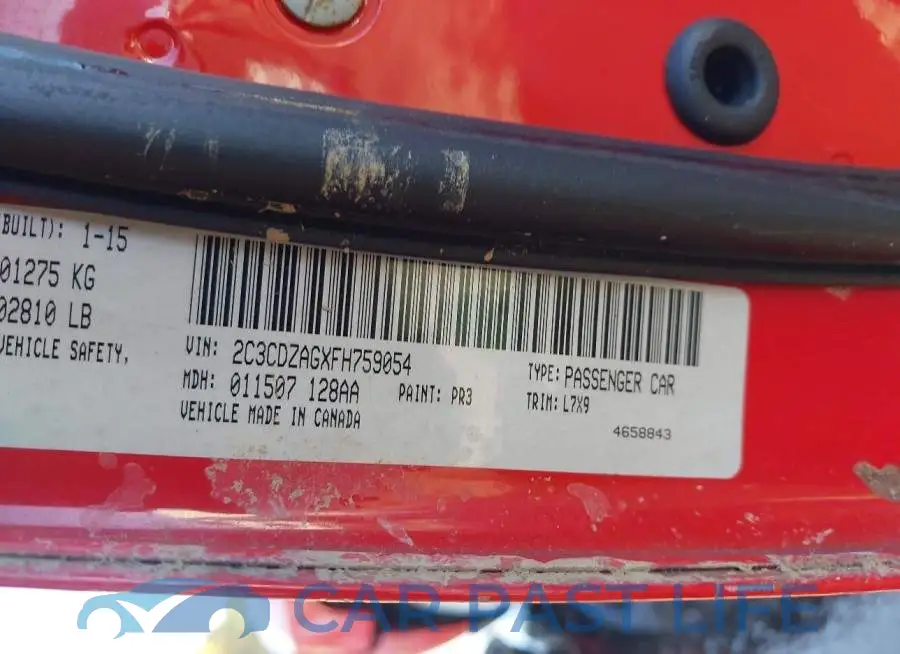 2C3CDZAGXFH759054# 9