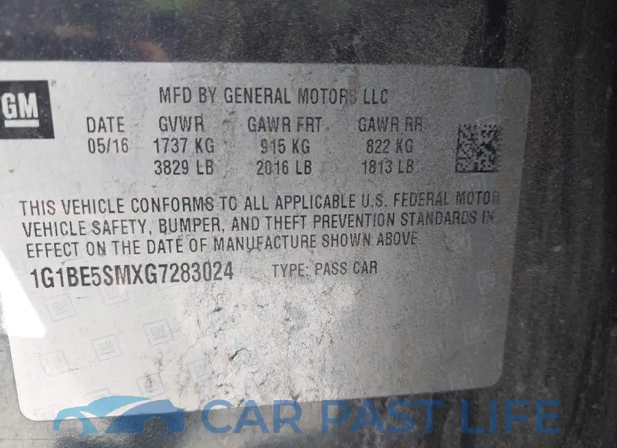 1G1BE5SMXG7283024# 9