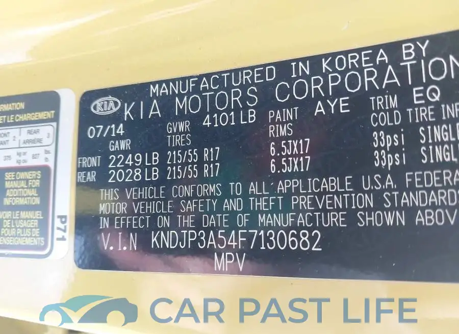 KNDJP3A54F7130682# 9