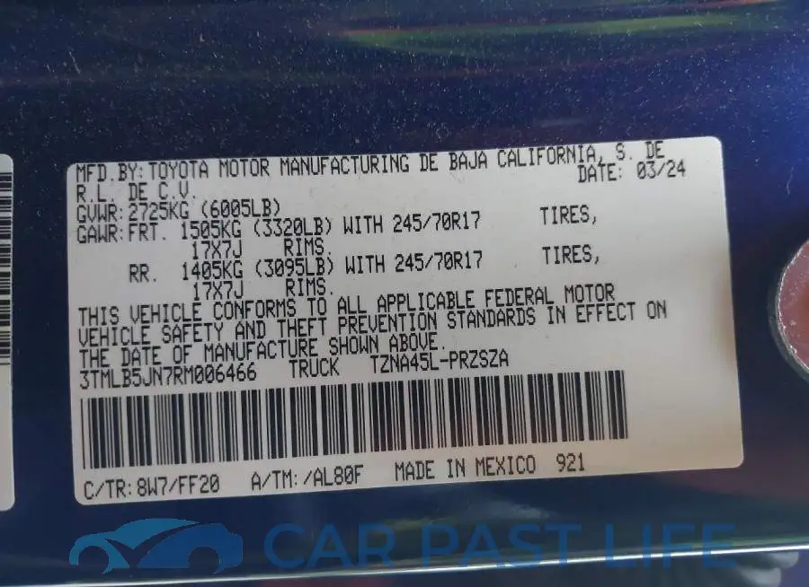 3TMLB5JN7RM006466# 9
