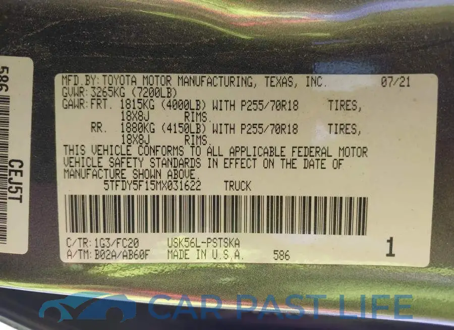 5TFDY5F15MX031622# 9