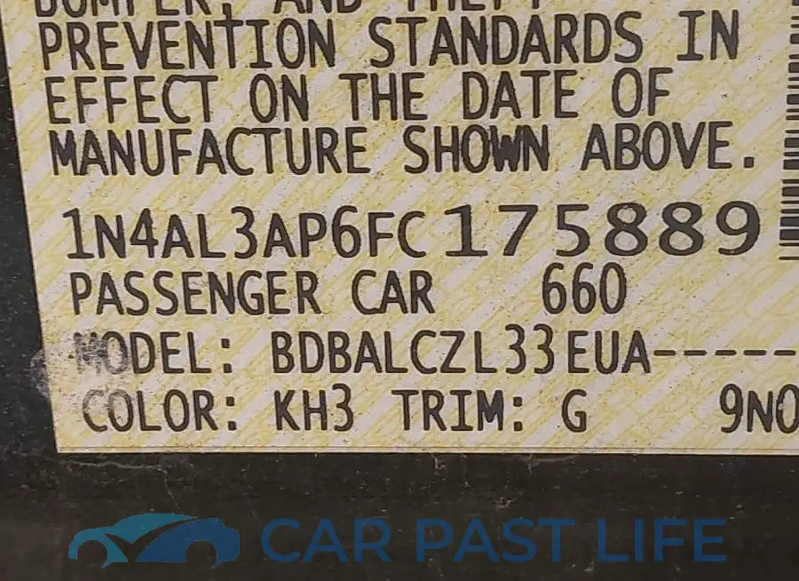 1N4AL3AP6FC175889# 9