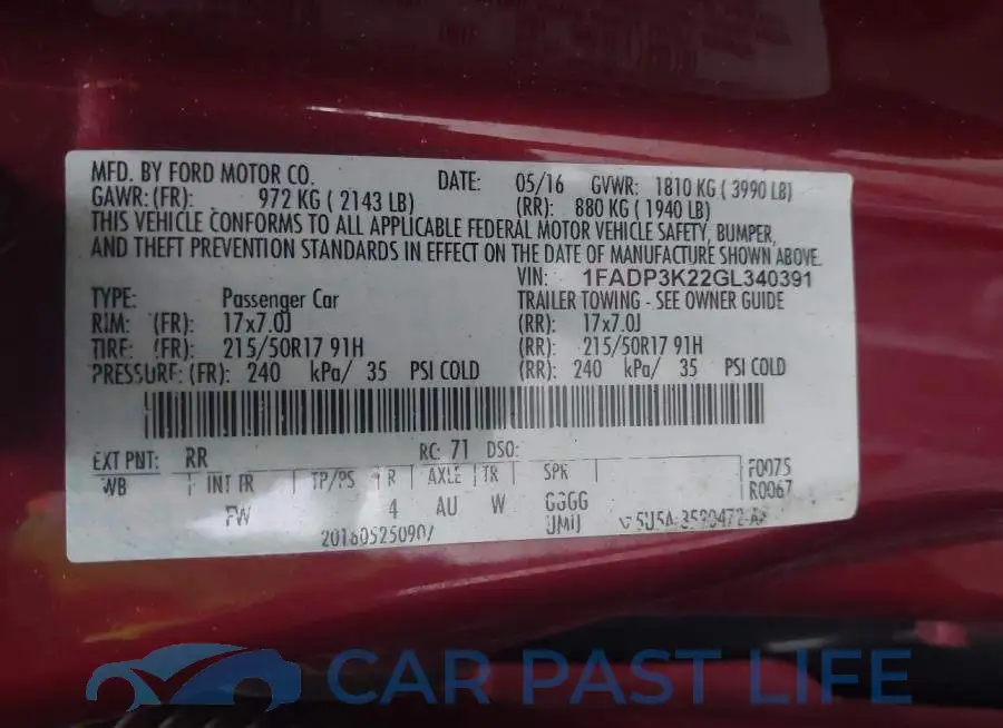 1FADP3K22GL340391# 9