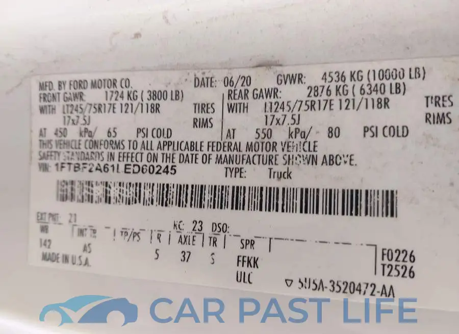 1FTBF2A61LED60245# 9