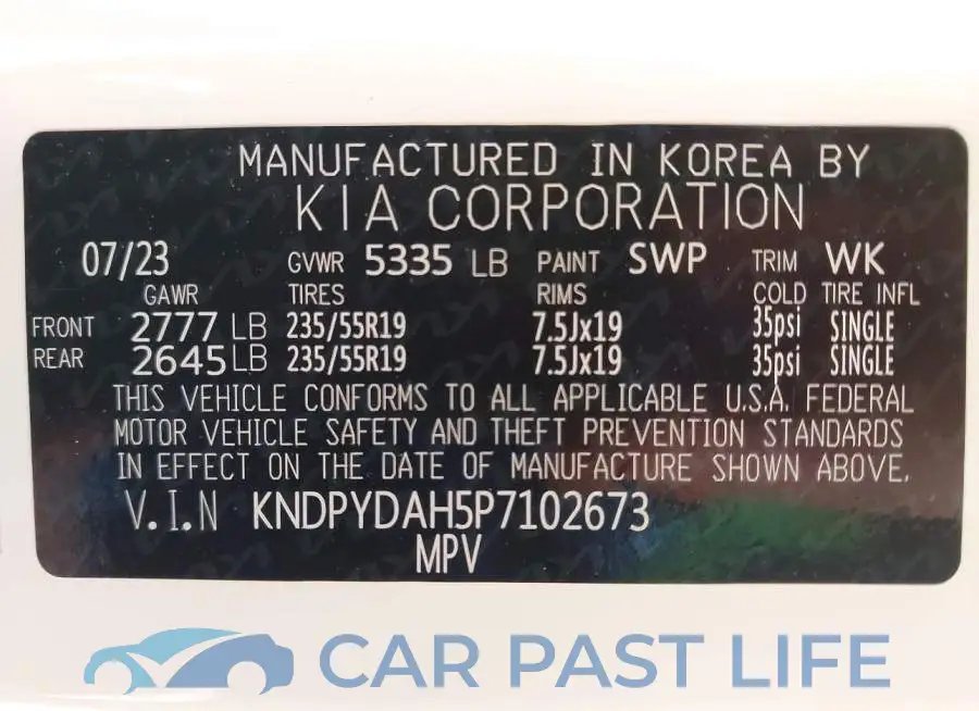 KNDPYDAH5P7102673# 9