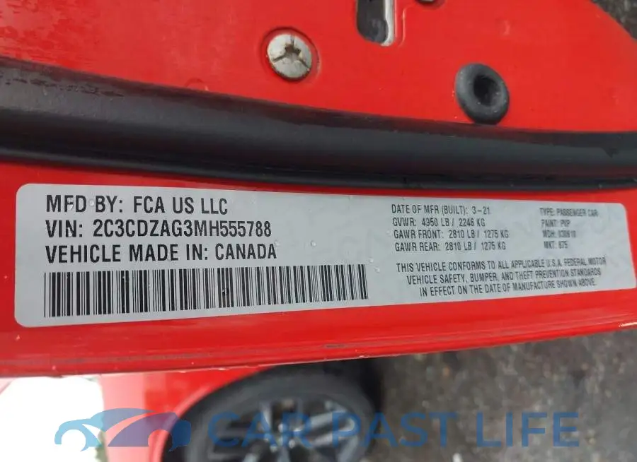 2C3CDZAG3MH555788# 9