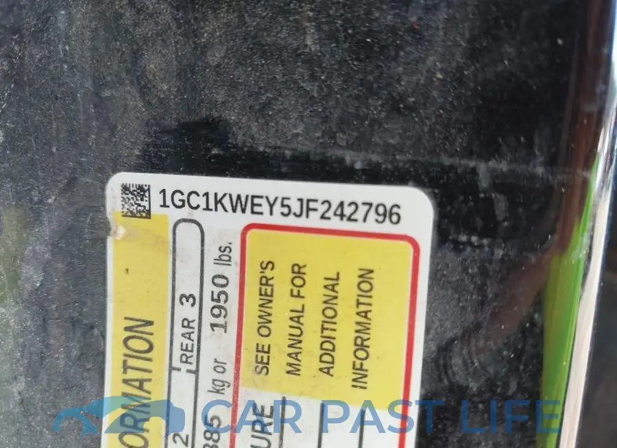 1GC1KWEY5JF242796# 9