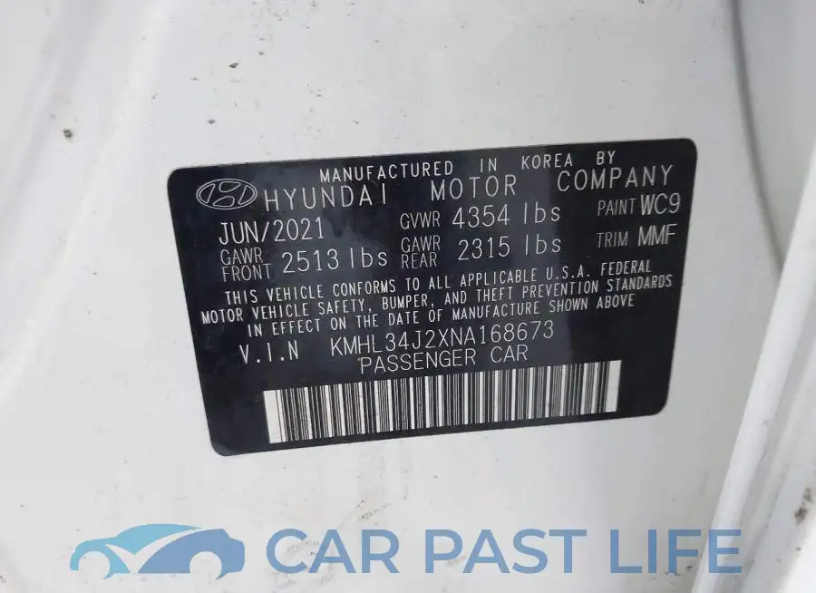KMHL34J2XNA168673# 9