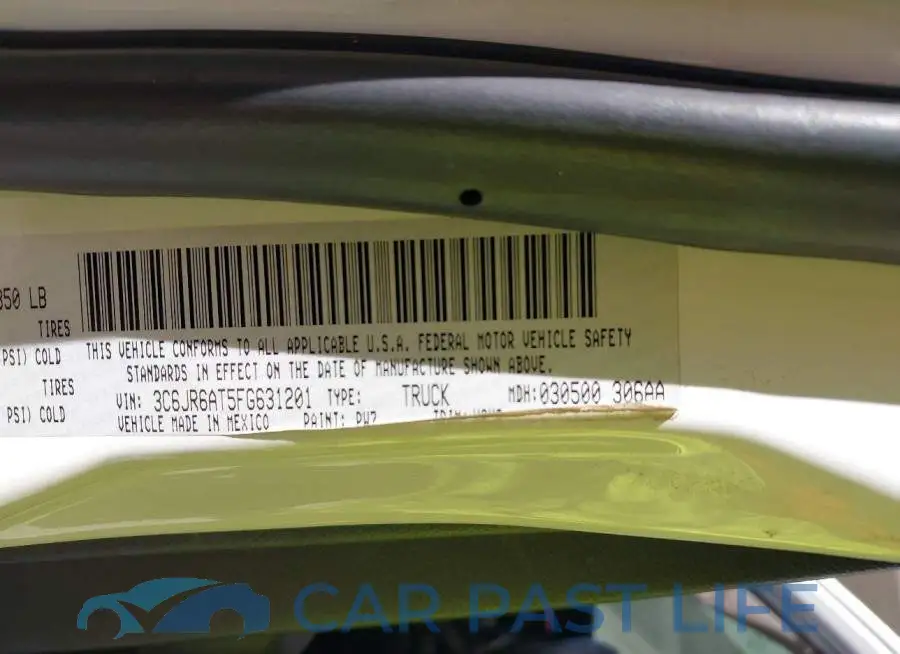 3C6JR6AT5FG631201# 8