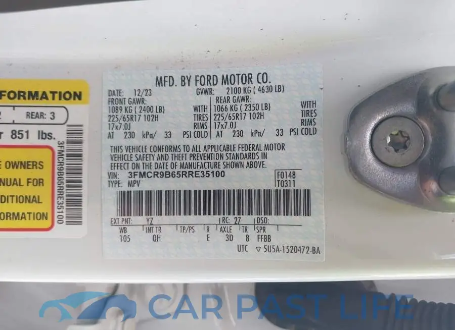 3FMCR9B65RRE35100# 9