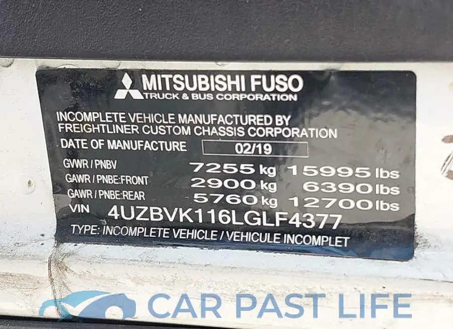 4UZBVK116LGLF4377# 8
