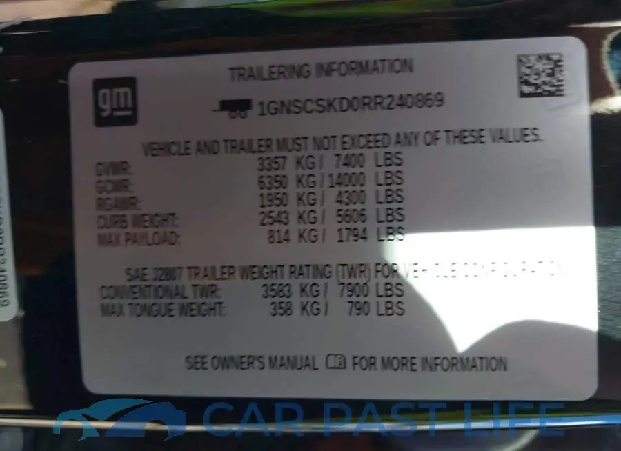 1GNSCSKD0RR240869# 9
