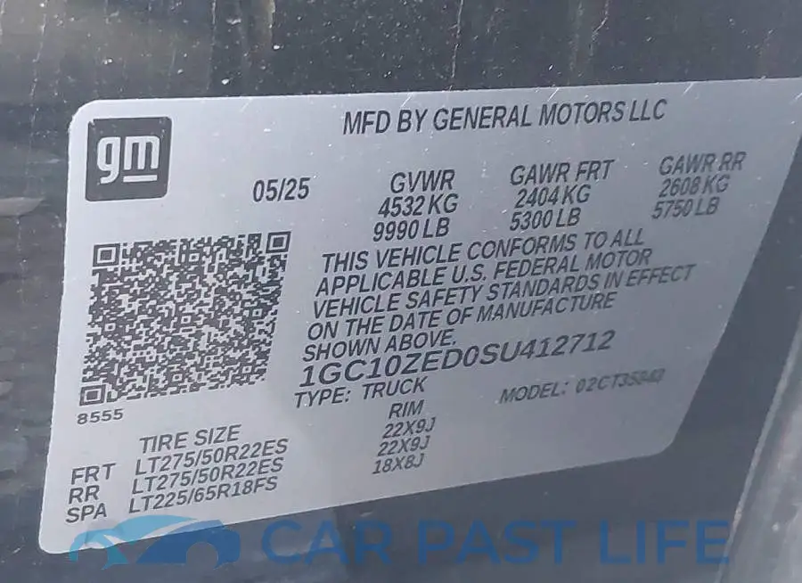 1GC10ZED0SU412712# 9