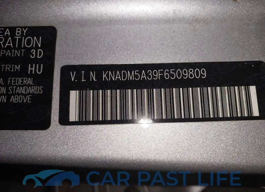 KNADM5A39F6509809# 9