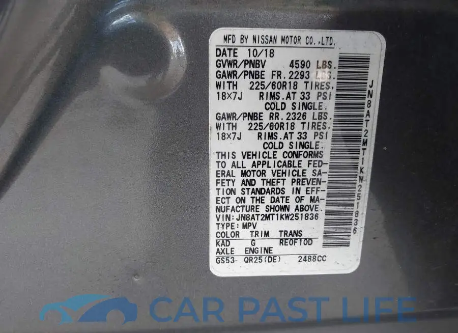 JN8AT2MT1KW251836# 9