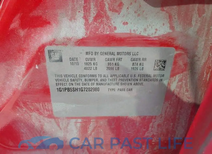 1G1PB5SH1G7202980# 9