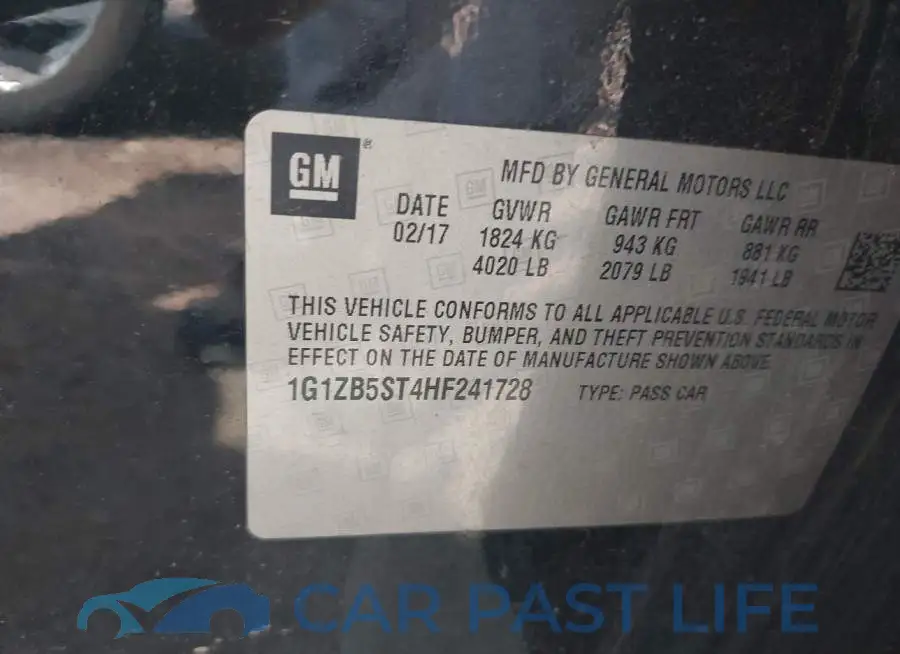 1G1ZB5ST4HF241728# 9