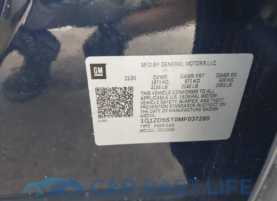 1G1ZD5ST0MF037285# 9
