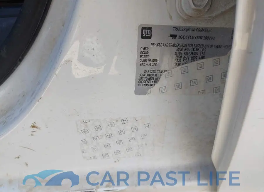 1GC4YLEY5NF180283# 12