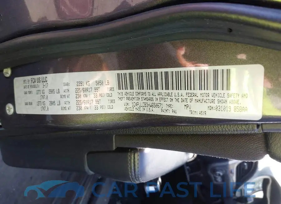 1C4PJLCB3HW650671# 9