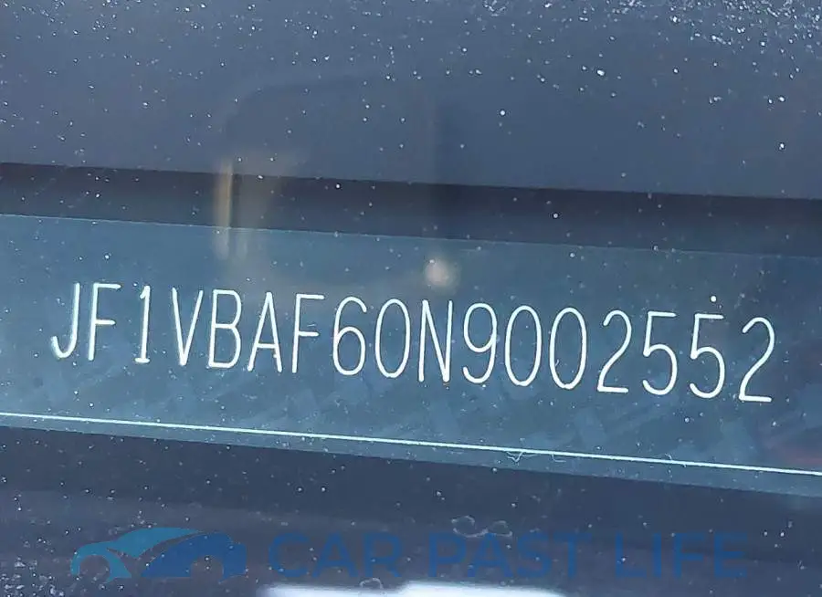 JF1VBAF60N9002552# 9