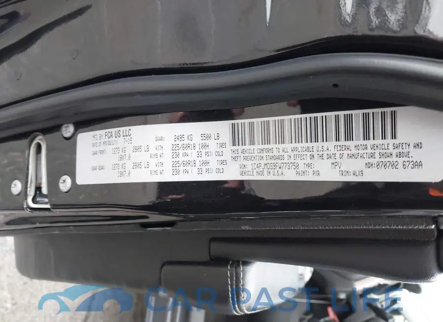 1C4PJMDS9FW773750# 9