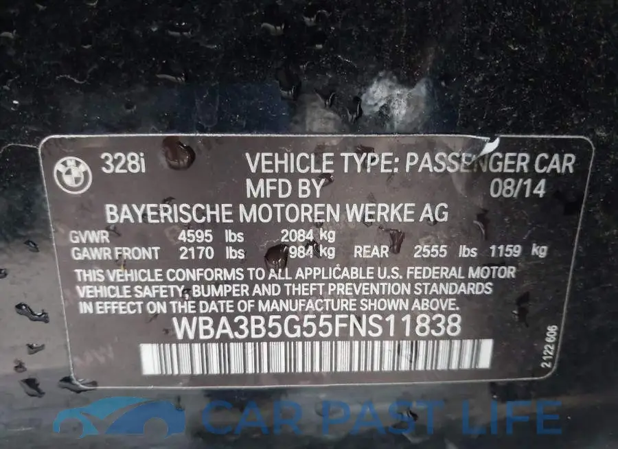 WBA3B5G55FNS11838# 9