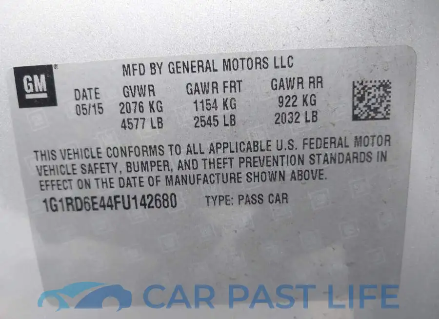 1G1RD6E44FU142680# 9