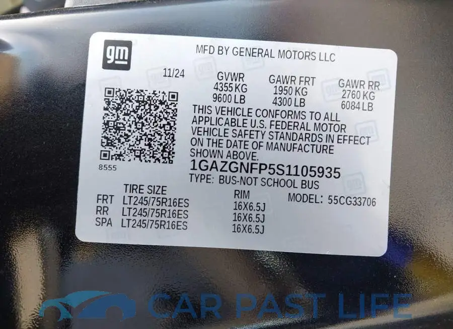 1GAZGNFP5S1105935# 9