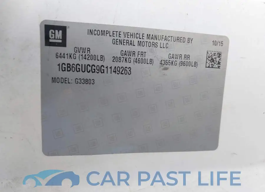 1GB6GUCG9G1149263# 8