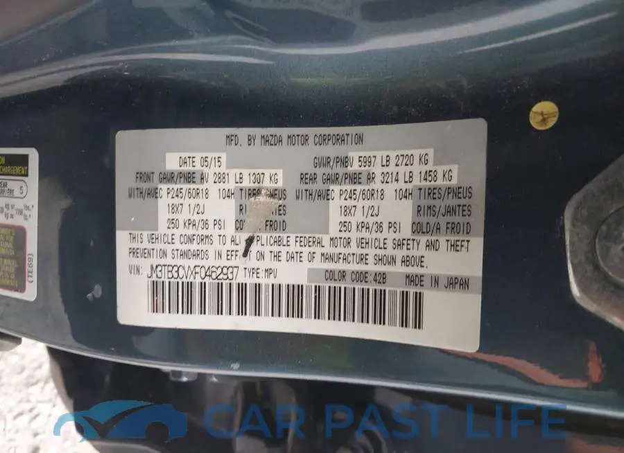 JM3TB3CVXF0462937# 9