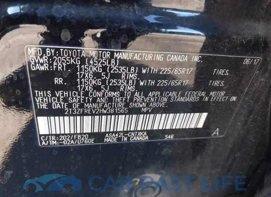 2T3ZFREV2HW381565# 9