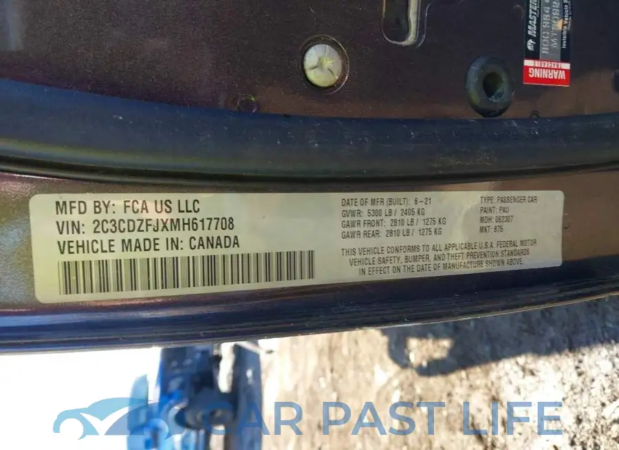 2C3CDZFJXMH617708# 9