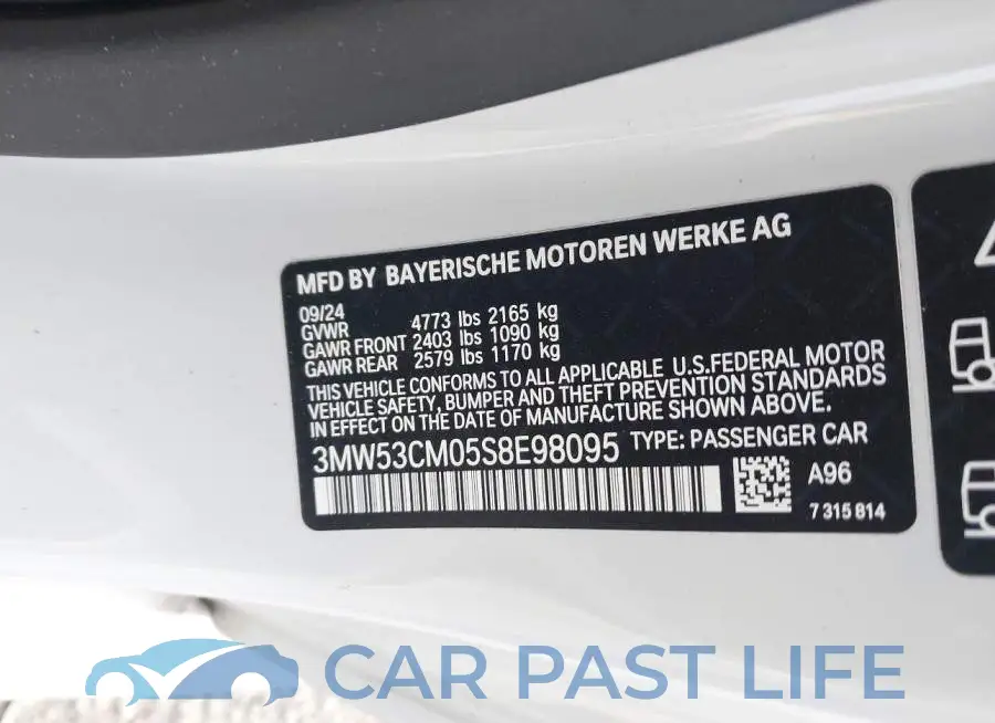 3MW53CM05S8E98095# 9