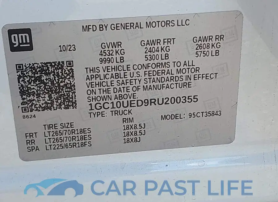 1GC10UED9RU200355# 9