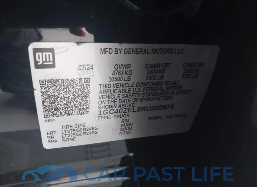 1GC40ZEL8RU302974# 8