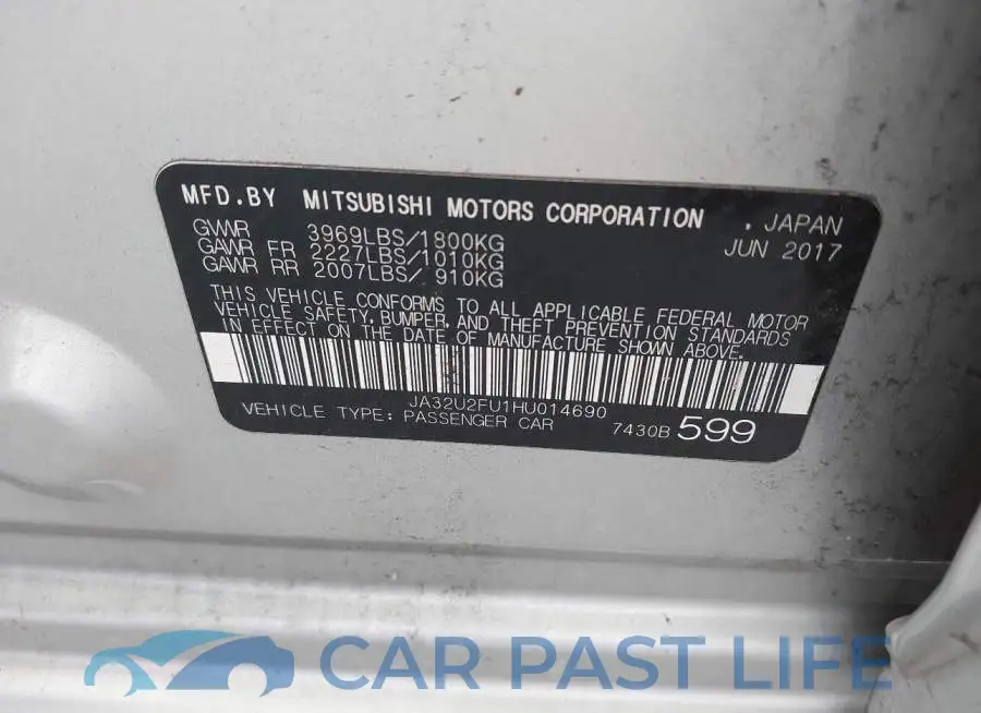 JA32U2FU1HU014690# 9