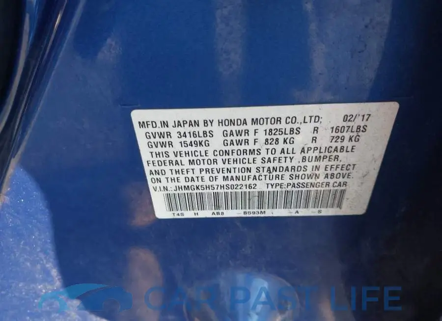 JHMGK5H57HS022162# 9